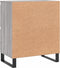 vidaXL - Dressoir - 60x35x70 - cm - bewerkt - hout - grijs - sonoma - eikenkleurig