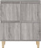 vidaXL - Dressoir - 60x35x70 - cm - bewerkt - hout - grijs - sonoma - eikenkleurig
