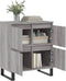 vidaXL - Dressoir - 60x35x70 - cm - bewerkt - hout - grijs - sonoma - eikenkleurig