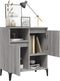 vidaXL - Dressoir - 60x35x70 - cm - bewerkt - hout - grijs - sonoma - eikenkleurig