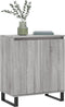 vidaXL - Dressoir - 60x35x70 - cm - bewerkt - hout - grijs - sonoma - eikenkleurig