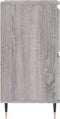 vidaXL - Dressoir - 60x35x70 - cm - bewerkt - hout - grijs - sonoma - eikenkleurig