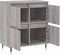 vidaXL - Dressoir - 60x35x70 - cm - bewerkt - hout - grijs - sonoma - eikenkleurig