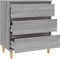 vidaXL - Dressoir - 60x35x70 - cm - bewerkt - hout - grijs - sonoma - eikenkleurig