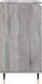 vidaXL - Dressoir - 60x35x70 - cm - bewerkt - hout - grijs - sonoma - eikenkleurig