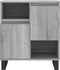 vidaXL - Dressoir - 60x35x70 - cm - bewerkt - hout - grijs - sonoma - eikenkleurig