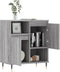 vidaXL - Dressoir - 60x35x70 - cm - bewerkt - hout - grijs - sonoma - eikenkleurig