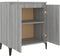 vidaXL - Dressoir - 60x35x70 - cm - bewerkt - hout - grijs - sonoma - eikenkleurig
