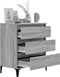 vidaXL - Dressoir - 60x35x70 - cm - bewerkt - hout - grijs - sonoma - eikenkleurig