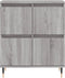 vidaXL - Dressoir - 60x35x70 - cm - bewerkt - hout - grijs - sonoma - eikenkleurig
