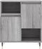vidaXL - Dressoir - 60x35x70 - cm - bewerkt - hout - grijs - sonoma - eikenkleurig