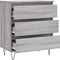 vidaXL - Dressoir - 60x35x70 - cm - bewerkt - hout - grijs - sonoma - eikenkleurig