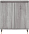 vidaXL - Dressoir - 60x35x70 - cm - bewerkt - hout - grijs - sonoma - eikenkleurig