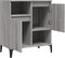 vidaXL - Dressoir - 60x35x70 - cm - bewerkt - hout - grijs - sonoma - eikenkleurig