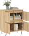vidaXL - Dressoir - 60x35x70 - cm - bewerkt - hout - sonoma - eikenkleurig
