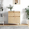 vidaXL - Dressoir - 60x35x70 - cm - bewerkt - hout - sonoma - eikenkleurig