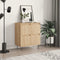 vidaXL - Dressoir - 60x35x70 - cm - bewerkt - hout - sonoma - eikenkleurig