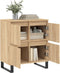 vidaXL - Dressoir - 60x35x70 - cm - bewerkt - hout - sonoma - eikenkleurig