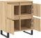 vidaXL - Dressoir - 60x35x70 - cm - bewerkt - hout - sonoma - eikenkleurig