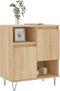 vidaXL - Dressoir - 60x35x70 - cm - bewerkt - hout - sonoma - eikenkleurig