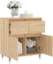 vidaXL - Dressoir - 60x35x70 - cm - bewerkt - hout - sonoma - eikenkleurig