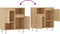 vidaXL - Dressoir - 60x35x70 - cm - bewerkt - hout - sonoma - eikenkleurig