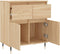 vidaXL - Dressoir - 60x35x70 - cm - bewerkt - hout - sonoma - eikenkleurig