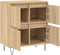 vidaXL - Dressoir - 60x35x70 - cm - bewerkt - hout - sonoma - eikenkleurig