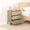 vidaXL - Dressoir - 60x35x70 - cm - bewerkt - hout - sonoma - eikenkleurig