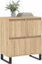 vidaXL - Dressoir - 60x35x70 - cm - bewerkt - hout - sonoma - eikenkleurig