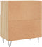 vidaXL - Dressoir - 60x35x70 - cm - bewerkt - hout - sonoma - eikenkleurig