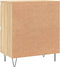 vidaXL - Dressoir - 60x35x70 - cm - bewerkt - hout - sonoma - eikenkleurig