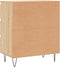 vidaXL - Dressoir - 60x35x70 - cm - bewerkt - hout - sonoma - eikenkleurig