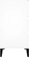 vidaXL - Dressoir - 60x35x70 - cm - bewerkt - hout - wit
