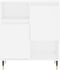 vidaXL - Dressoir - 60x35x70 - cm - bewerkt - hout - wit