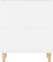 vidaXL - Dressoir - 60x35x70 - cm - bewerkt - hout - wit