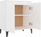 vidaXL - Dressoir - 60x35x70 - cm - bewerkt - hout - wit