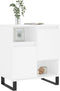 vidaXL - Dressoir - 60x35x70 - cm - bewerkt - hout - wit