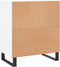vidaXL - Dressoir - 60x35x70 - cm - bewerkt - hout - wit