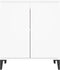 vidaXL - Dressoir - 60x35x70 - cm - bewerkt - hout - wit