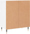 vidaXL - Dressoir - 60x35x70 - cm - bewerkt - hout - wit