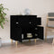 vidaXL - Dressoir - 60x35x70 - cm - bewerkt - hout - zwart