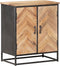 vidaXL - Dressoir - 60x35x70 - cm - massief - acaciahout