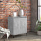vidaXL - Dressoir - 60x35x70 - cm - spaanplaat - betongrijs