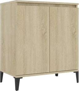 vidaXL - Dressoir - 60x35x70 - cm - spaanplaat - sonoma - eikenkleurig
