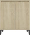 vidaXL - Dressoir - 60x35x70 - cm - spaanplaat - sonoma - eikenkleurig