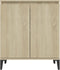 vidaXL - Dressoir - 60x35x70 - cm - spaanplaat - sonoma - eikenkleurig