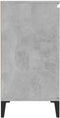vidaXL - Dressoir - 60x35x70 - cm - spaanplaat - zwart
