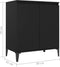 vidaXL - Dressoir - 60x35x70 - cm - spaanplaat - zwart