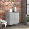 vidaXL - Dressoir - 60x35x70 - cm - spaanplaat - zwart